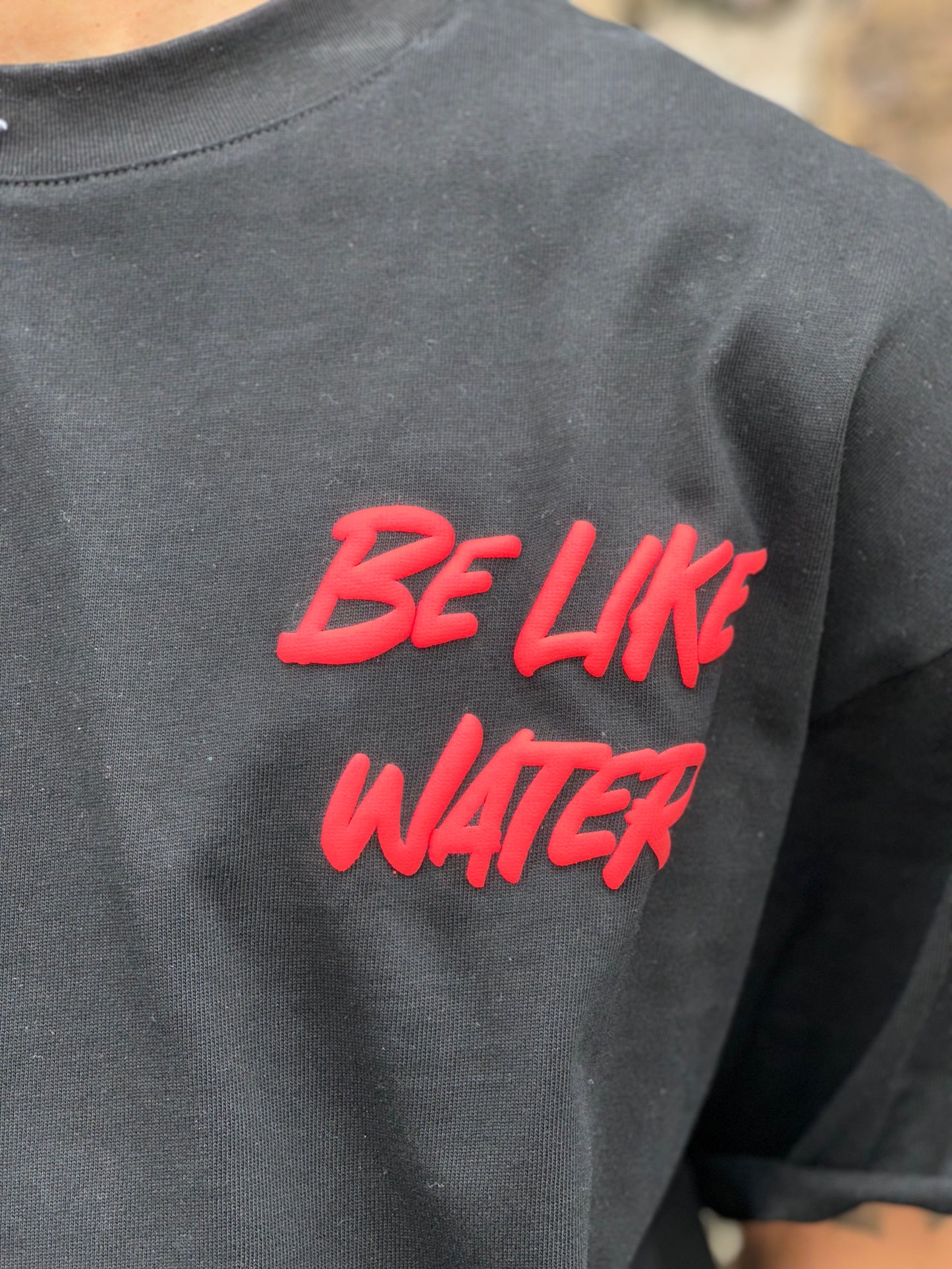 Be Like Water Tee (black)